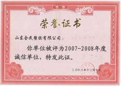 市級誠信企業(yè)榮譽(yù)市級2008.12