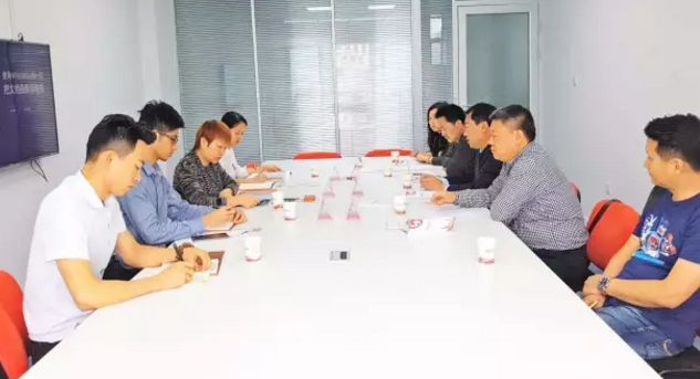 白銀市白銀區(qū)領導考察東方龍商務深圳分公司，交流洽談委托招商引資合作事宜